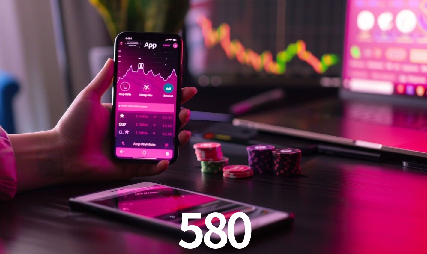 Comparação APP mobile vs versão web da 580